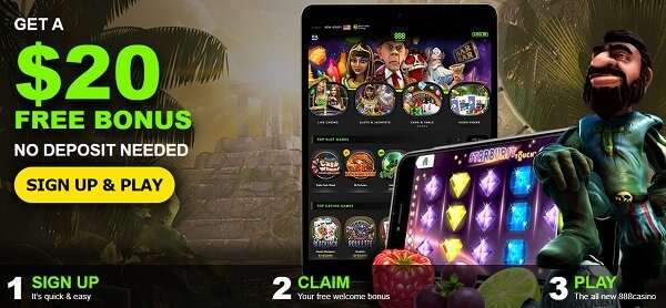 Bonus with 888 Casino NJ