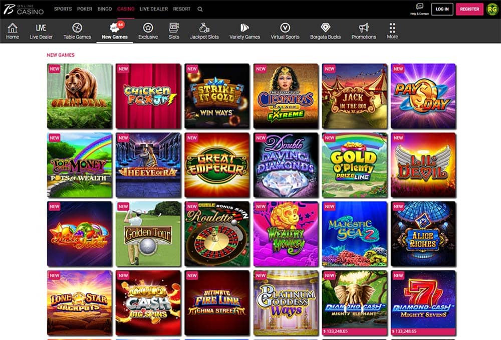 Borgata Online Casino New Slots