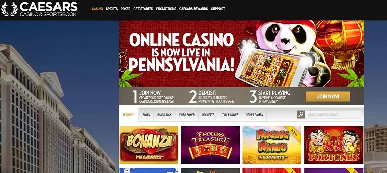 caesars casino online pa