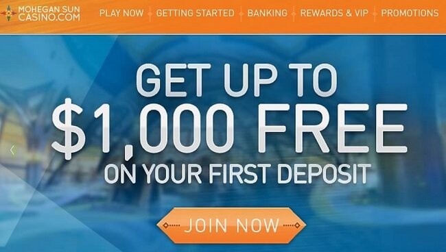 mohegan sun online casino promo code