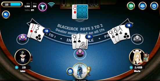 android blackjack multideck