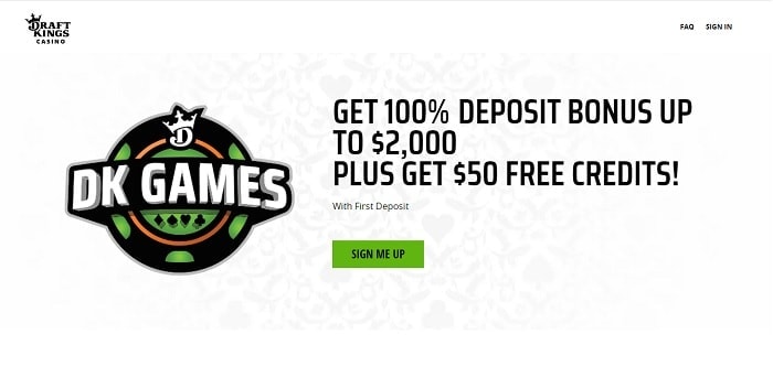 DraftKings Casino Welcome Bonus Offer