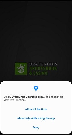 Sportsbook geolocation issues