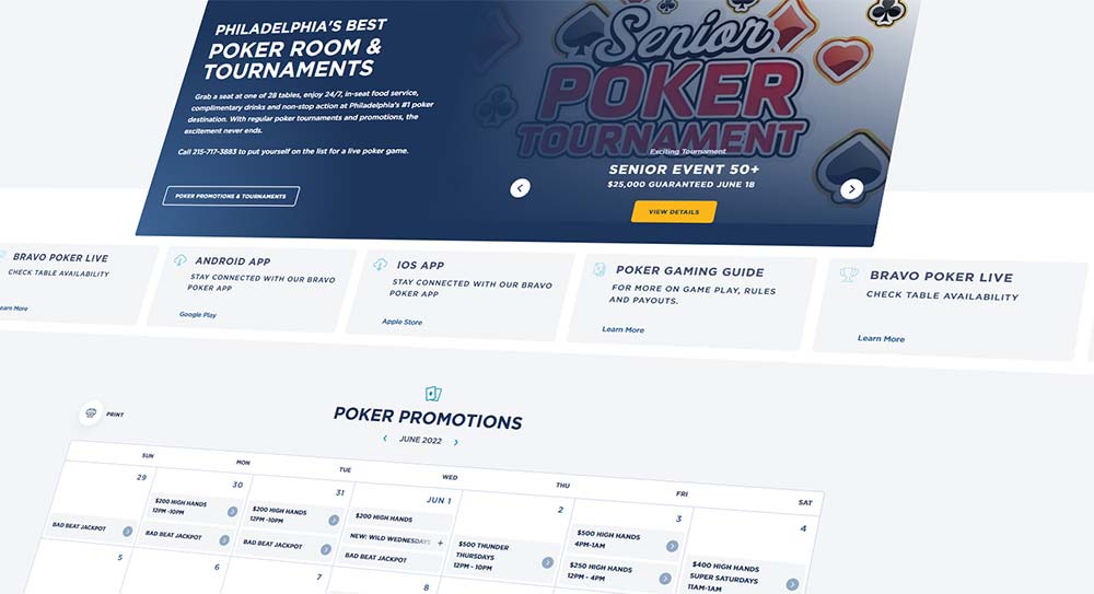 Sugarhouse Poker Tournaments