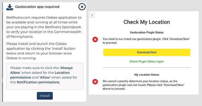 Casino geolocation troubleshooting