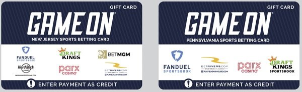 Game On Sportsbook gift Card