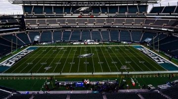 Empty Eagles stadium