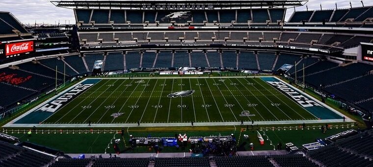 Empty Eagles stadium