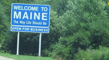 Maine sign