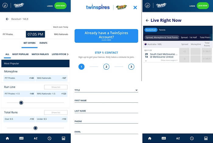TwinSpires Sportsbook iPhone app