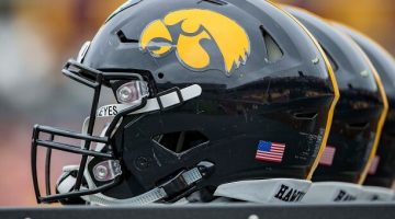 Iowa Hawkeyes football helmet