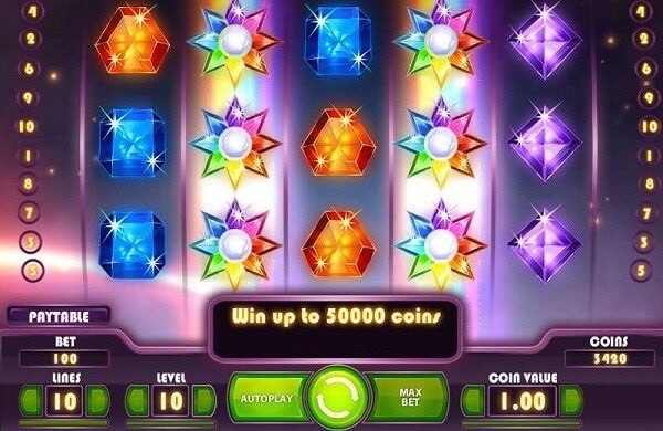 Starburst slot