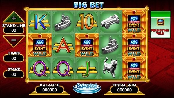 monopoly big event slot game