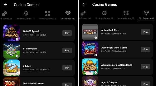 DraftKings Slots app