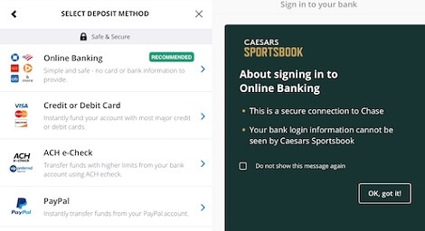 Caesars sportsbook deposit