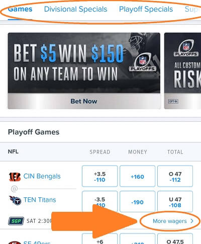 Bet on football with FanDuel