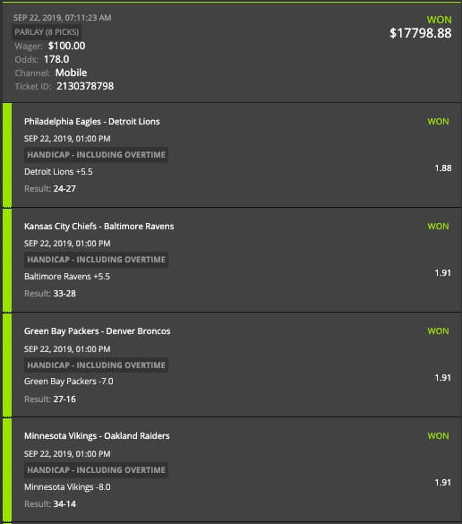 How to bet parlays