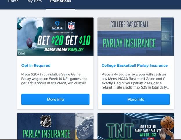 FanDuel Promotions