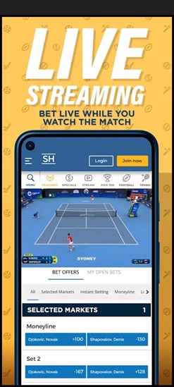 Live Streaming & Betting App