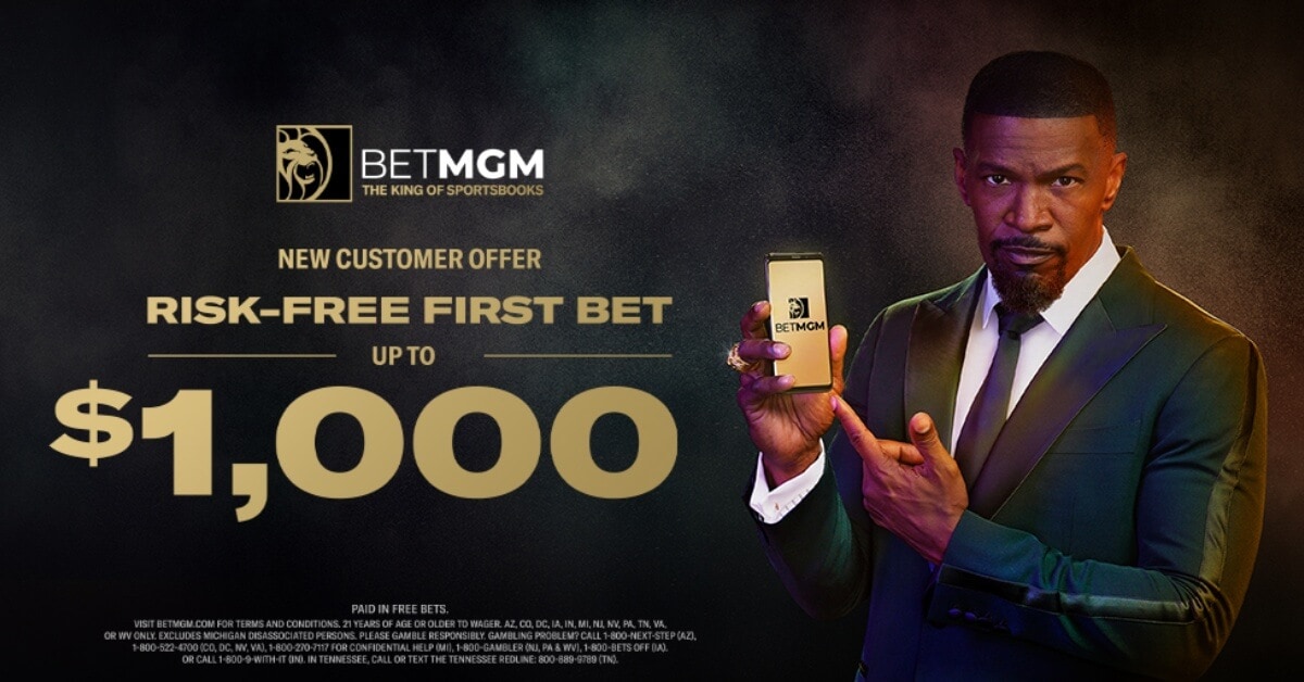 BetMGM NJ Sportsbook: $1,000 Risk-Free Bet Bonus Code