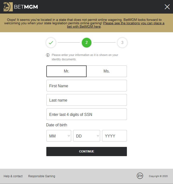 betmgm Registration