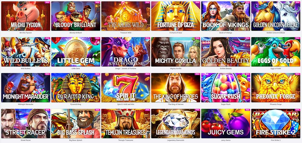 New slots at pulsz casino