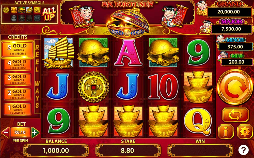 88 Fortunes Slot