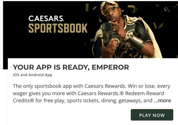 Caesars NHL Betting App