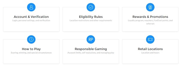 FanDuel FAQ Section