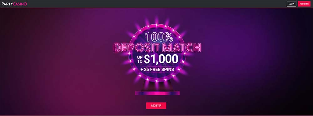 Party Casino NJ Bonus