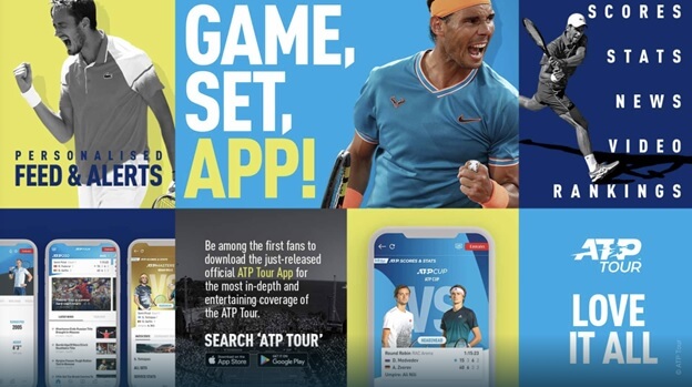 ATP app to help bet on tennis