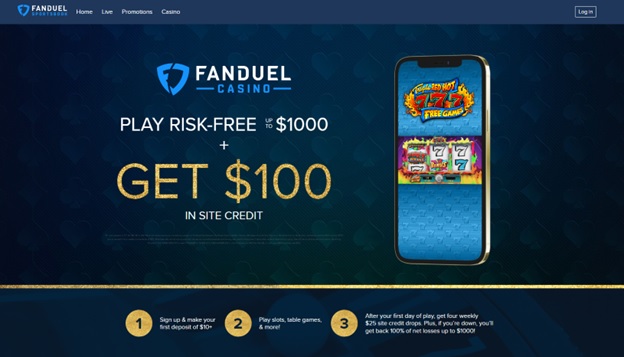 FanDuel Android casino no deposit bonus