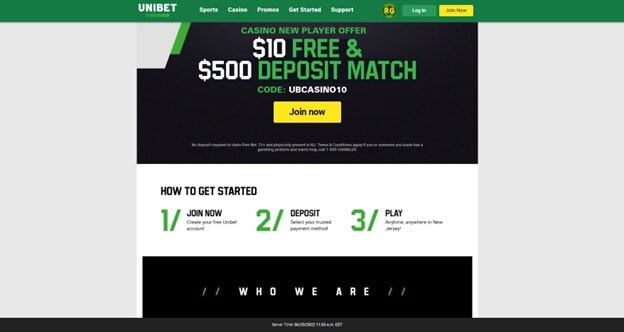 Unibet Android casino no deposit bonus codes