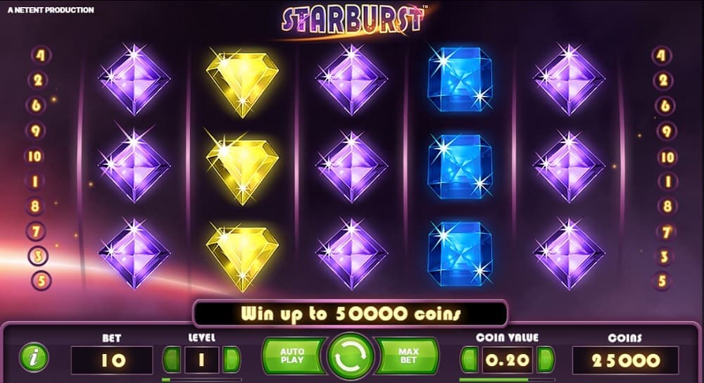 Starburst Slot Base Game