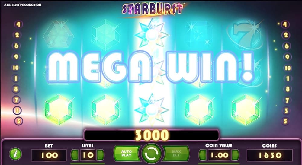 Starburst Slot Mega Win