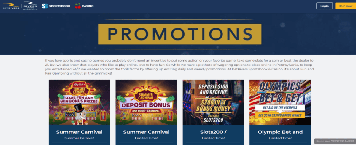 BetRivers Casino Promos For Current Players