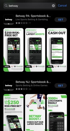 Betway Sportsbook apps