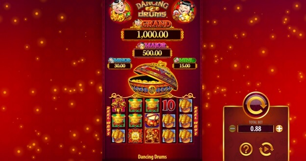 Dancing Drums slot minimum bets