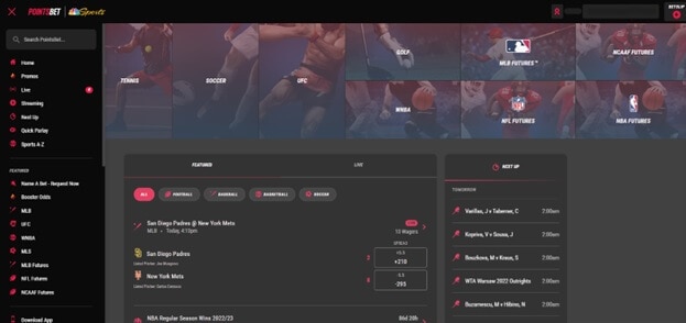 PointsBet Sportsbook Account