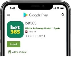 bet365 app sign up