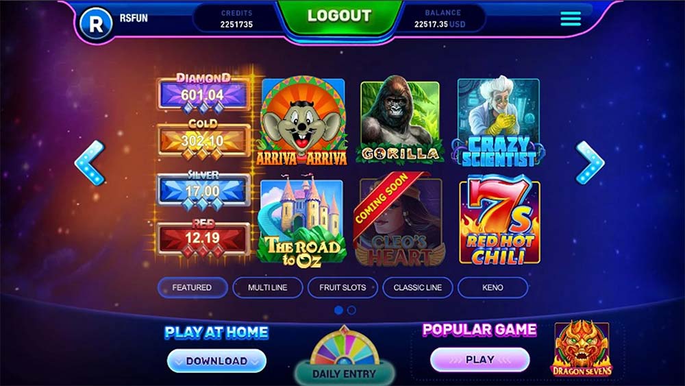 rsweeps online casino 777 login