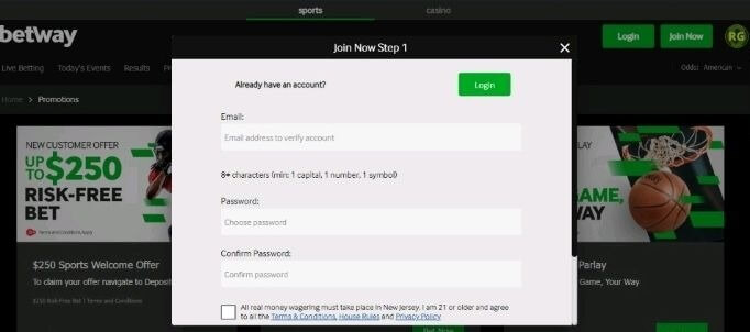 Claiming Betway free bets