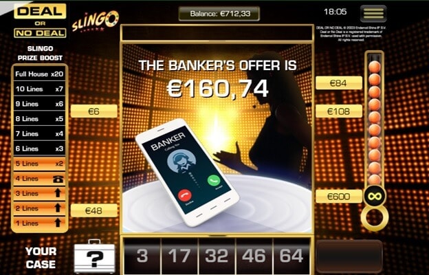 Deal or No Deal Banker's Offers