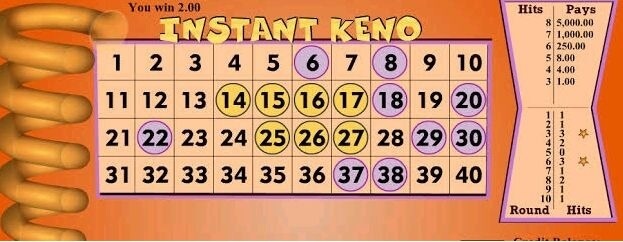 Instant Keno Games