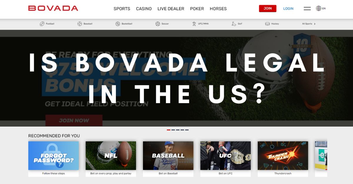 Is Bovada Legal? Legal US Alternatives & Sites Like Bovada