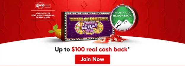 NJ no wagering casino bonus codes