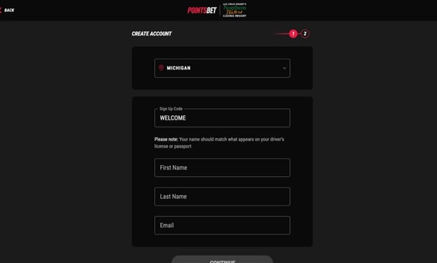 PointsBet Casino promo code