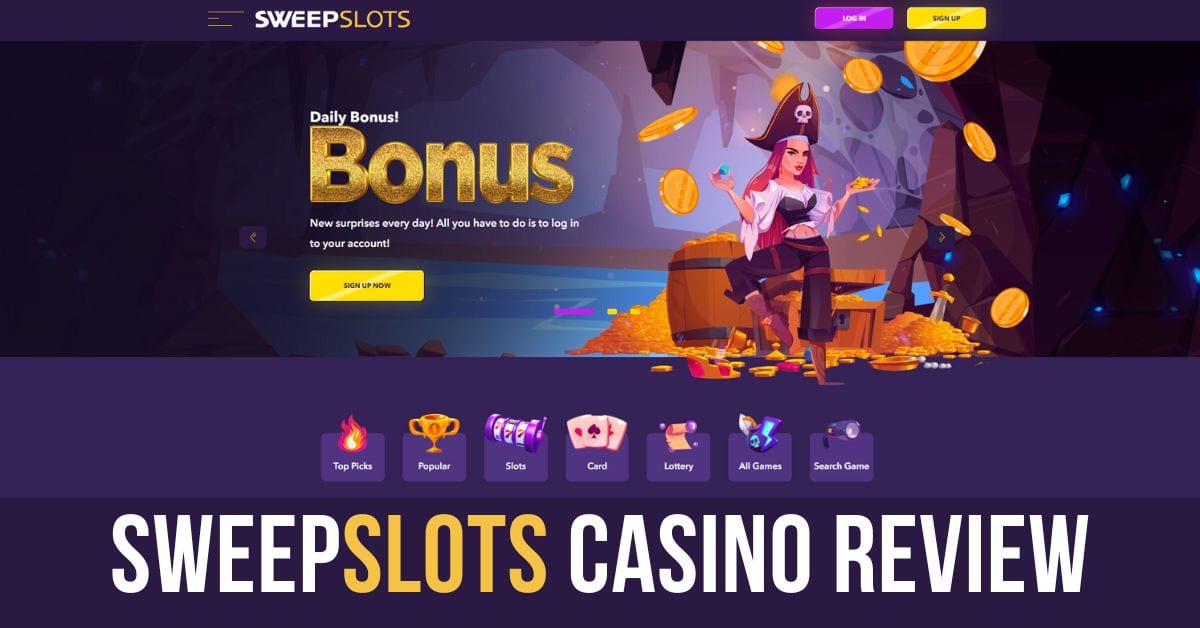 SweepSlots Casino Review 100 No Deposit Sweeps Coins