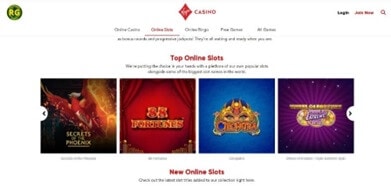 Virgin Casino slots