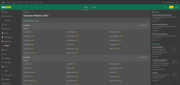 bet365 betting